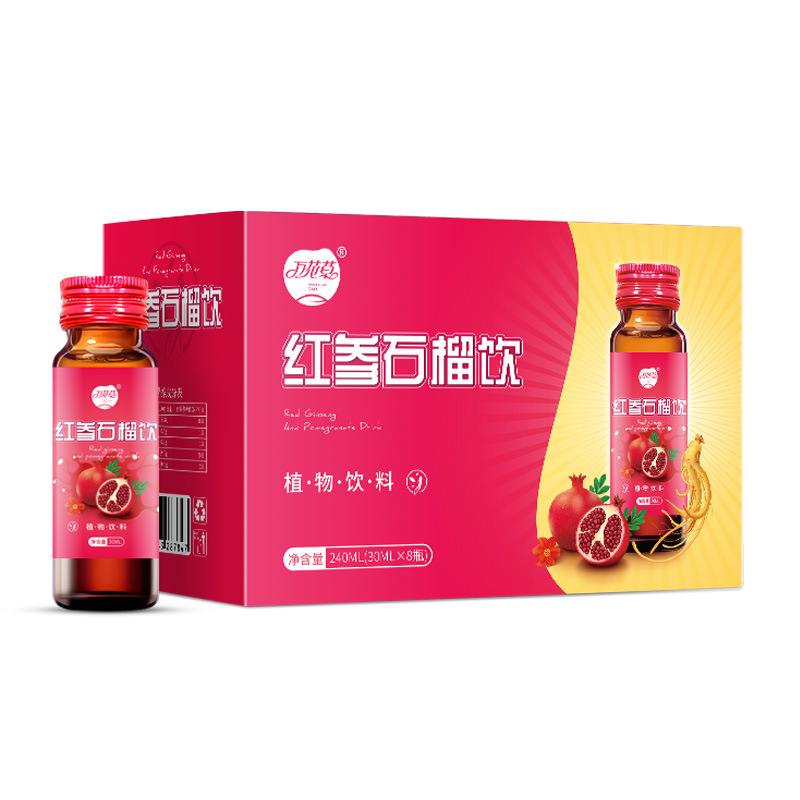 Autumn and Winter Nourishing and Health Preserving Red Ginseng Pomegranate Drink